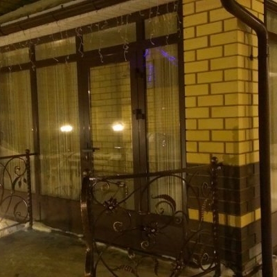 входная группа алюминий коричневого исполнения