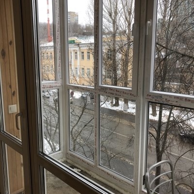процесс остекление хрущевского балкона в пол пластиковыми окнами