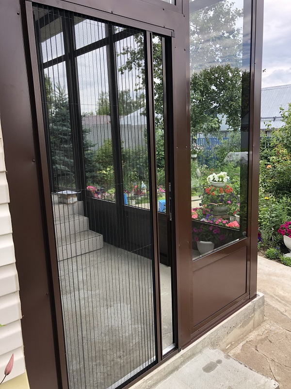 Раздвижная москитная сетка Плиссе